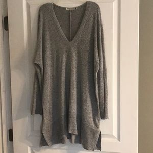 Chance or Fate v-neck tunic sweater